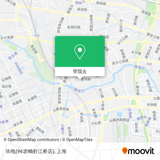 街电(96农蝎虾江桥店)地图