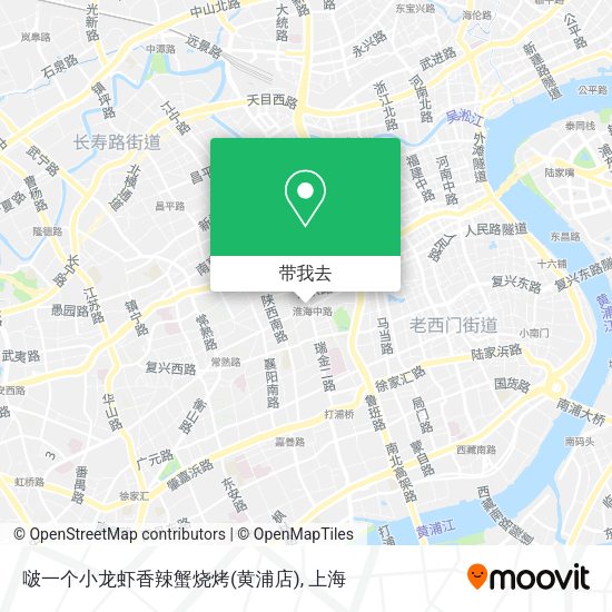 啵一个小龙虾香辣蟹烧烤(黄浦店)地图