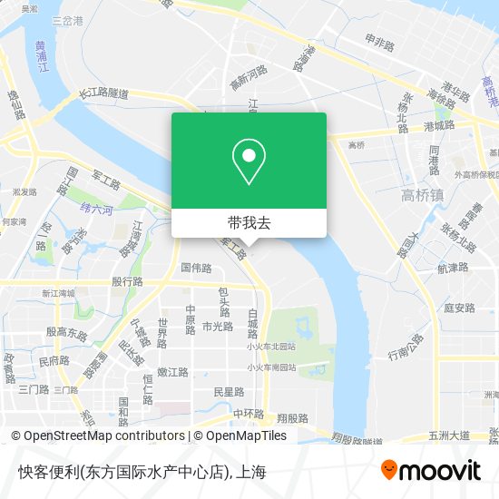 怏客便利(东方国际水产中心店)地图