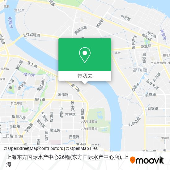 上海东方国际水产中心26幢(东方国际水产中心店)地图