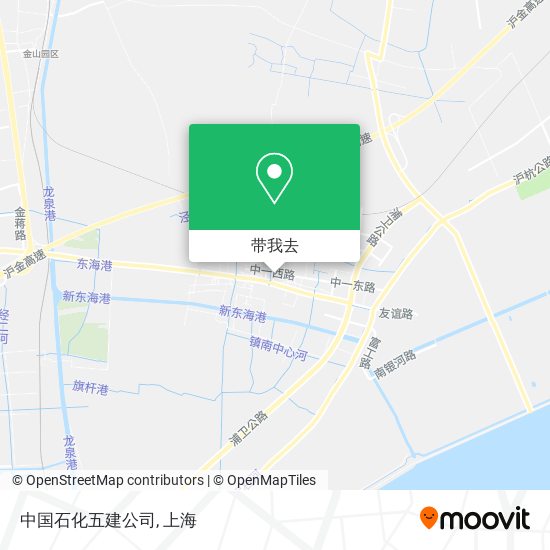 中国石化五建公司地图