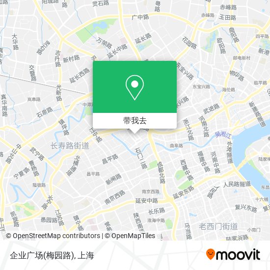 企业广场(梅园路)地图