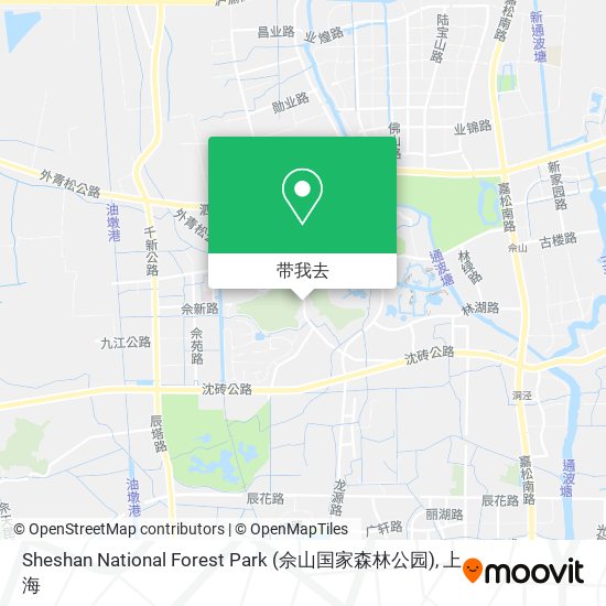 Sheshan National Forest Park (佘山国家森林公园)地图