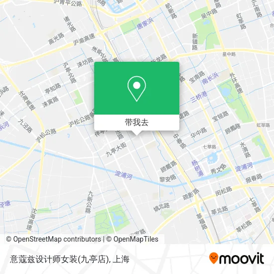 意蔻兹设计师女装(九亭店)地图