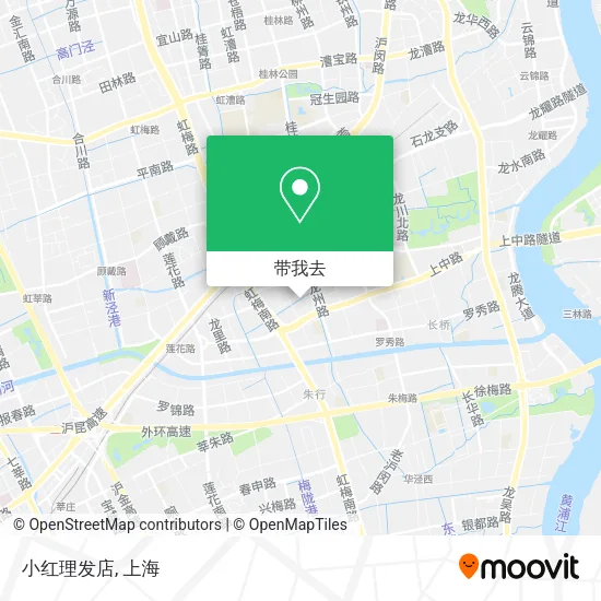 小红理发店地图