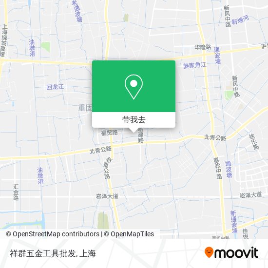 祥群五金工具批发地图