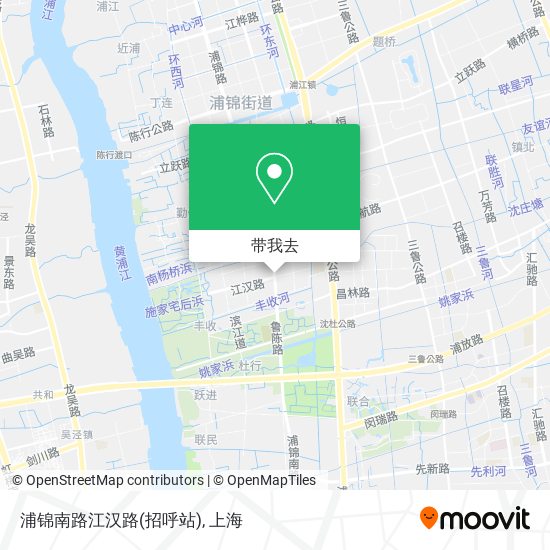浦锦南路江汉路(招呼站)地图