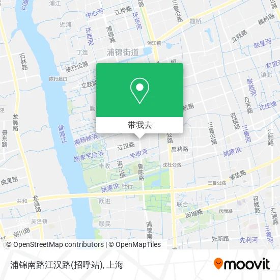 浦锦南路江汉路(招呼站)地图