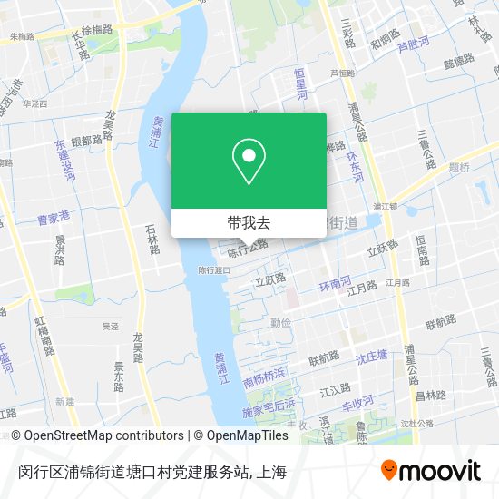 闵行区浦锦街道塘口村党建服务站地图