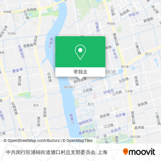 中共闵行区浦锦街道塘口村总支部委员会地图