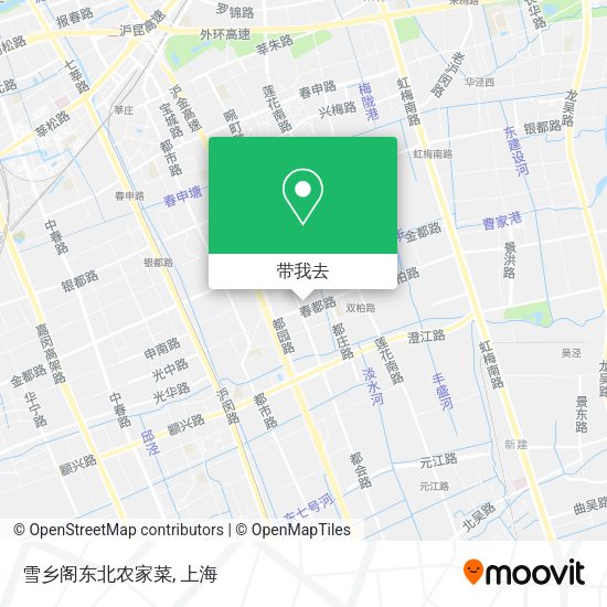 雪乡阁东北农家菜地图