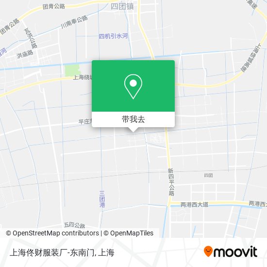 上海佟财服装厂-东南门地图