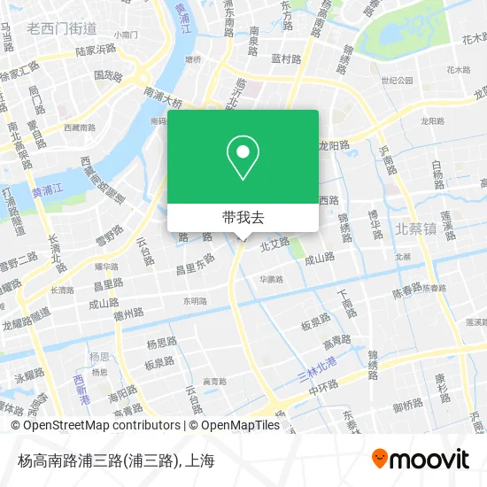 杨高南路浦三路地图