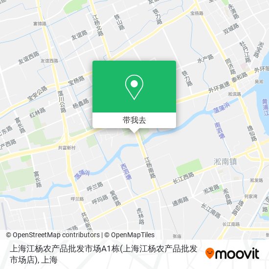 上海江杨农产品批发市场A1栋(上海江杨农产品批发市场店)地图