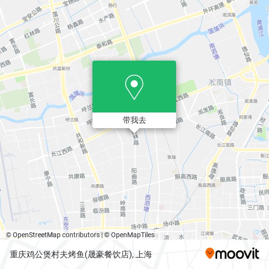 重庆鸡公煲村夫烤鱼(晟豪餐饮店)地图