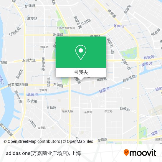 adidas one(万嘉商业广场店)地图