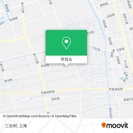 三吉村地图