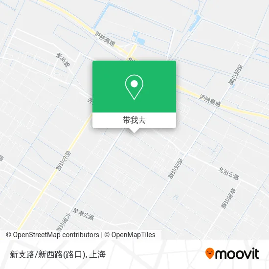 新支路/新西路(路口)地图