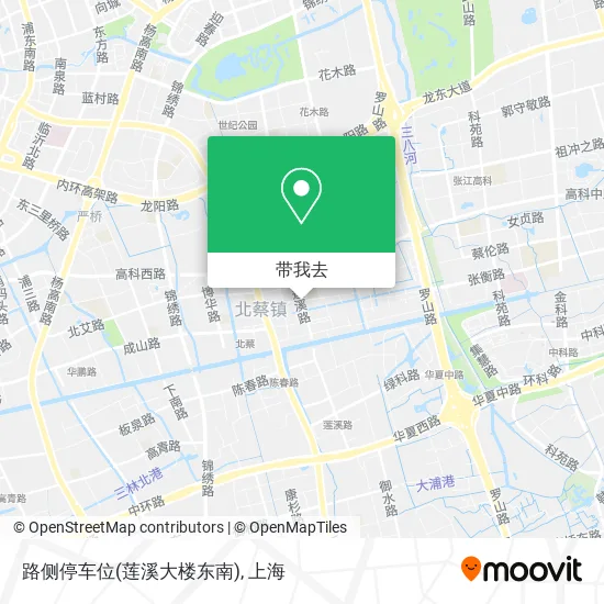 路侧停车位(莲溪大楼东南)地图