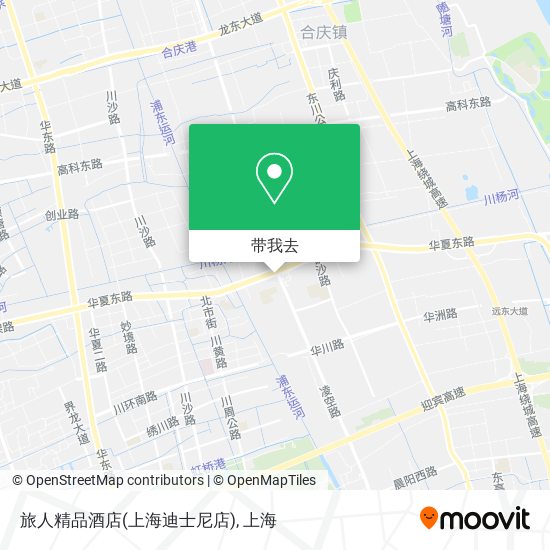 旅人精品酒店(上海迪士尼店)地图