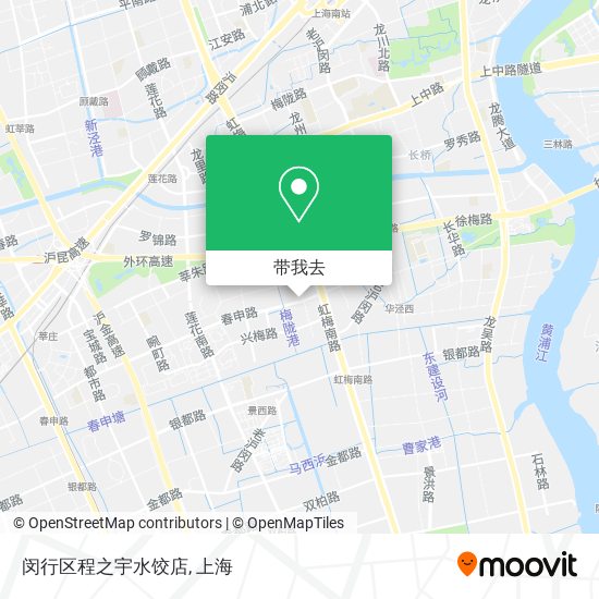 闵行区程之宇水饺店地图