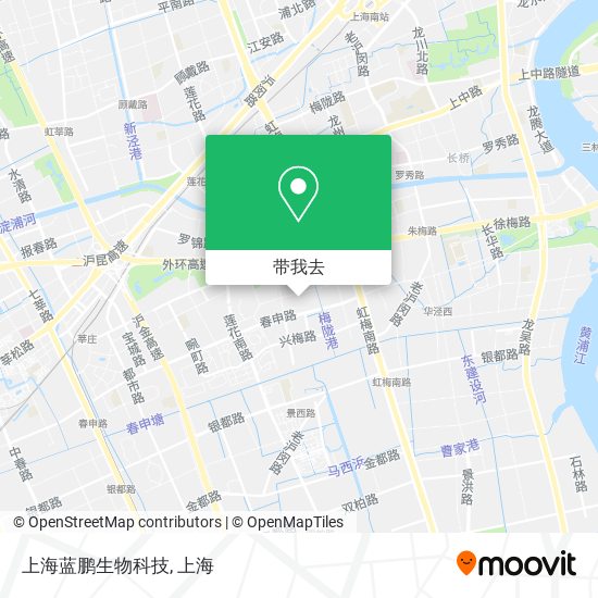 上海蓝鹏生物科技地图