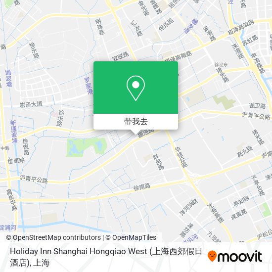 Holiday Inn Shanghai Hongqiao West (上海西郊假日酒店)地图