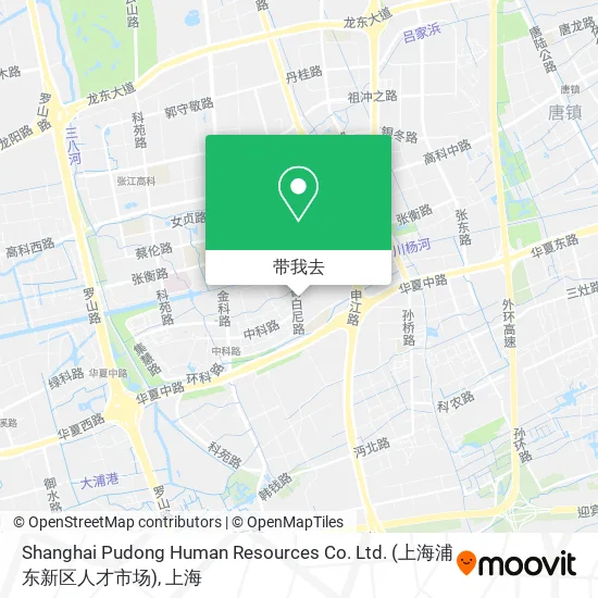 Shanghai Pudong Human Resources Co. Ltd. (上海浦东新区人才市场)地图