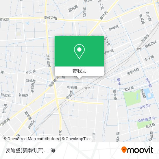 麦迪堡(新南街店)地图