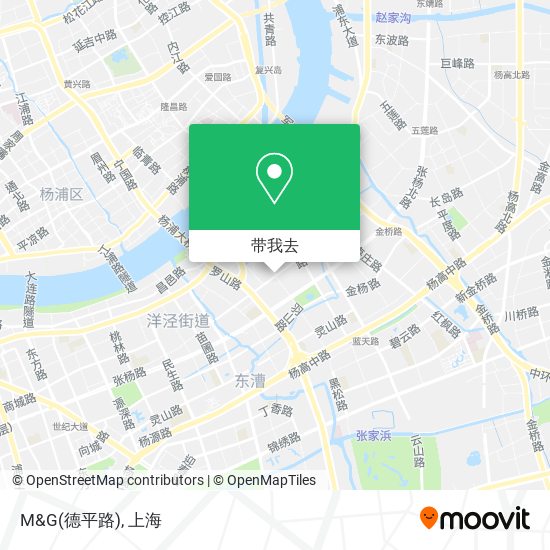 M&G(德平路)地图