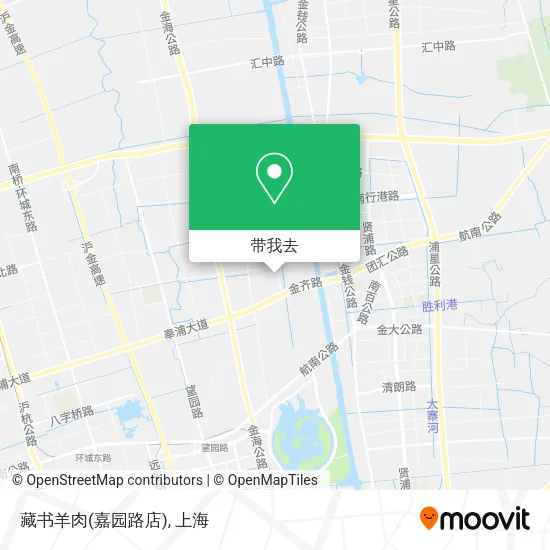 藏书羊肉(嘉园路店)地图