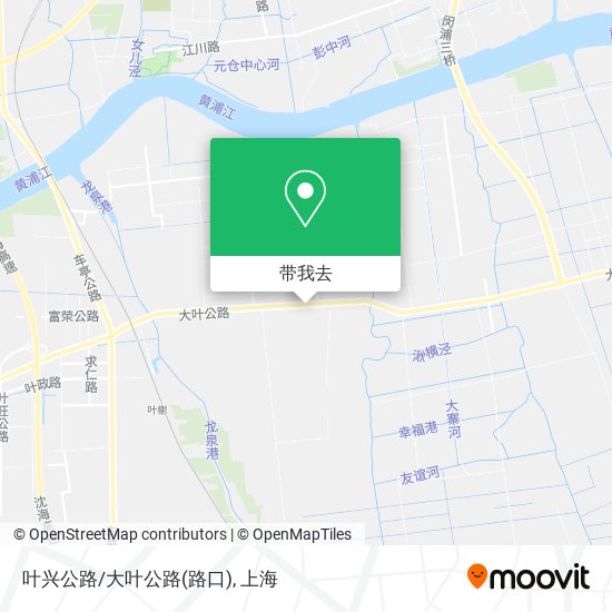 叶兴公路/大叶公路(路口)地图