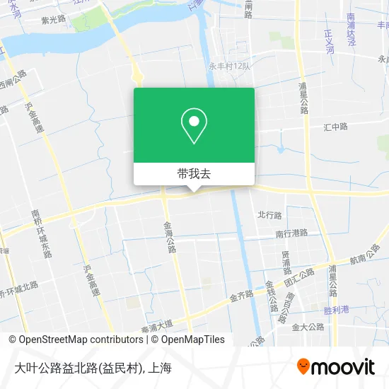 大叶公路益北路(益民村)地图
