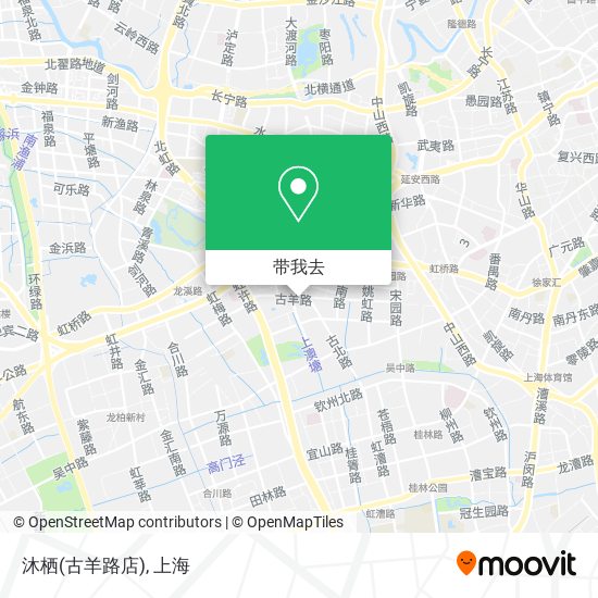 沐栖(古羊路店)地图