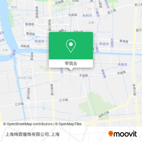上海绚蓉服饰有限公司地图
