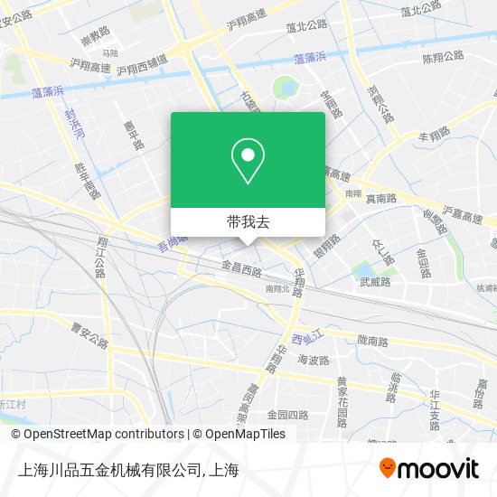 上海川品五金机械有限公司地图