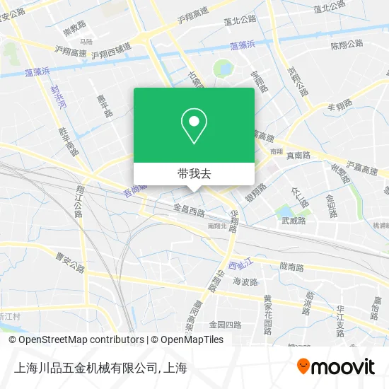 上海川品五金机械有限公司地图