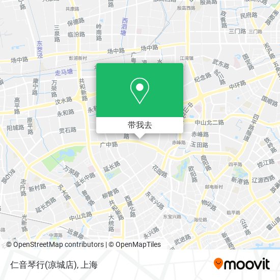 仁音琴行(凉城店)地图