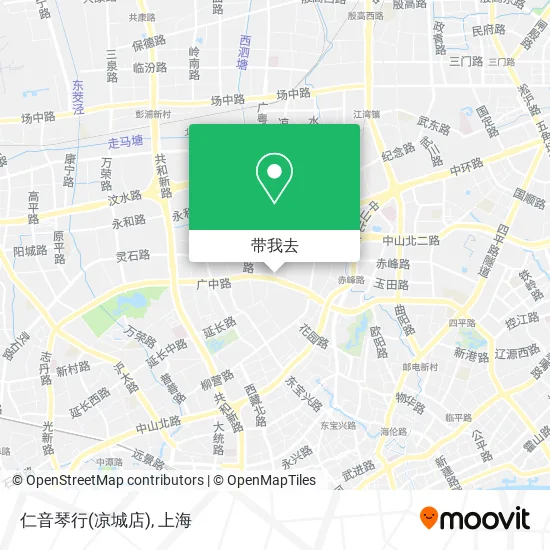 仁音琴行(凉城店)地图