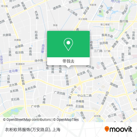 衣柜欧韩服饰(万安路店)地图