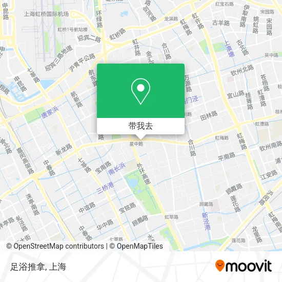 足浴推拿地图