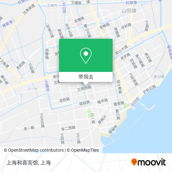 上海和喜宾馆地图