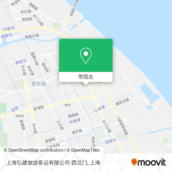 上海弘建旅游客运有限公司-西北门地图