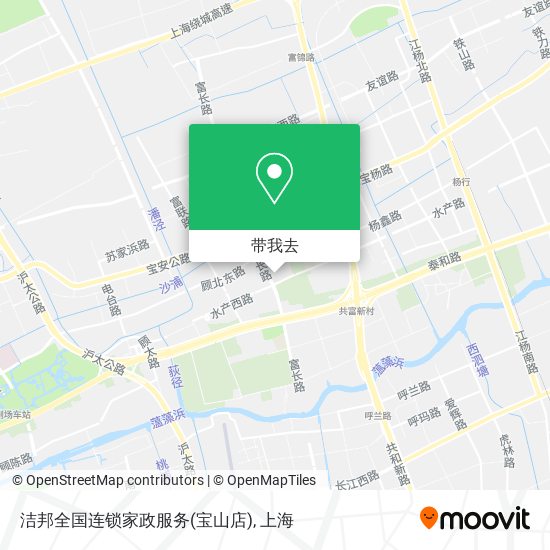 洁邦全国连锁家政服务(宝山店)地图