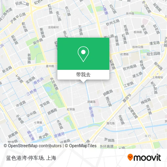 蓝色港湾-停车场地图