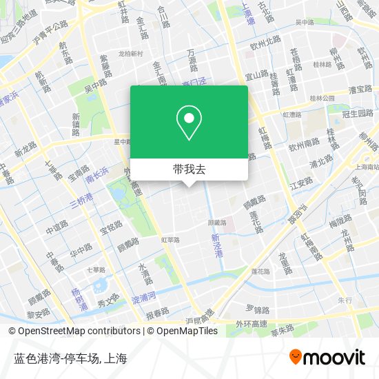 蓝色港湾-停车场地图
