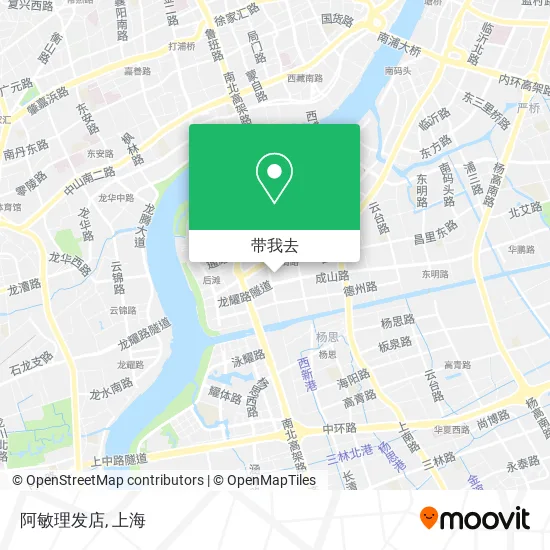 阿敏理发店地图