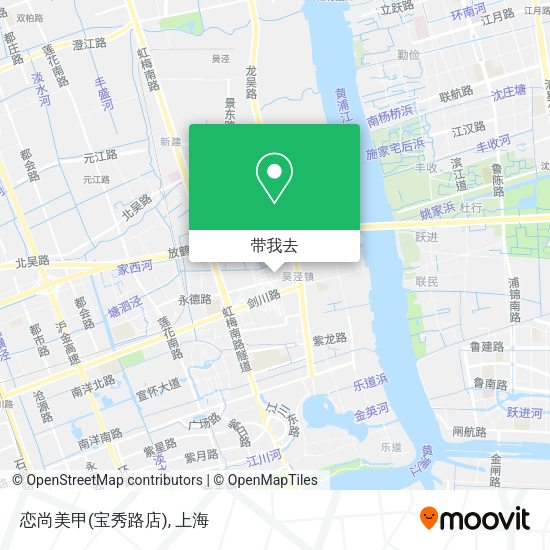 恋尚美甲(宝秀路店)地图