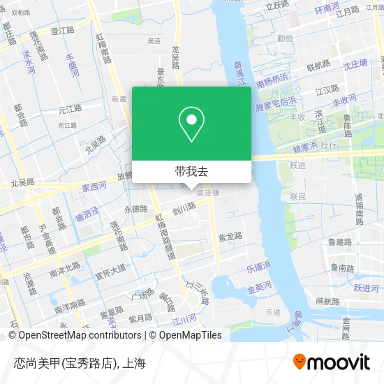 恋尚美甲(宝秀路店)地图