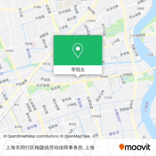 上海市闵行区梅陇镇劳动保障事务所地图
